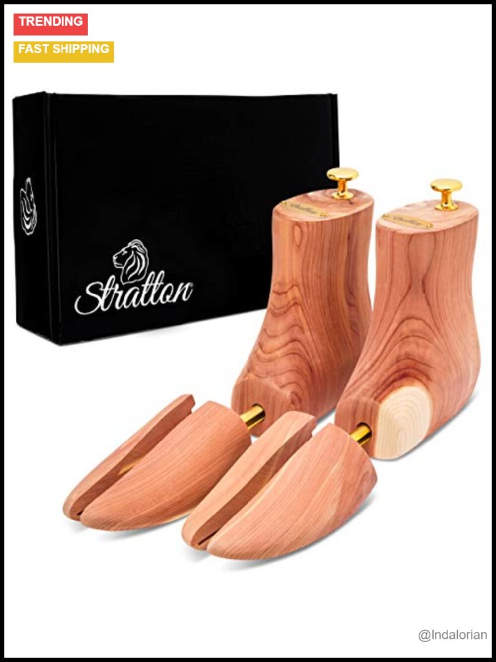 Cedar Boot Tree for Men Aromatic Red Cedar Adjustable Shoe Shaper